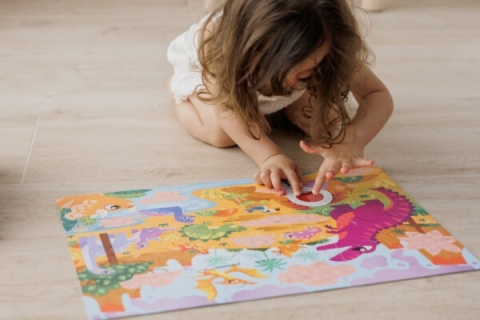 LUDATTICA SECRET PUZZLE – puzzle z TAJEMNICĄ – DINOZAURY
