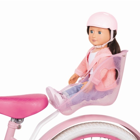 Our Generation Fotelik rowerowy z kaskiem – dla lalki 46cm lub podobnej