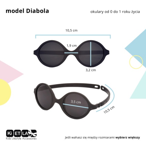 KIETLA Okulary przeciwsłoneczne Diabola 0-1 Grass