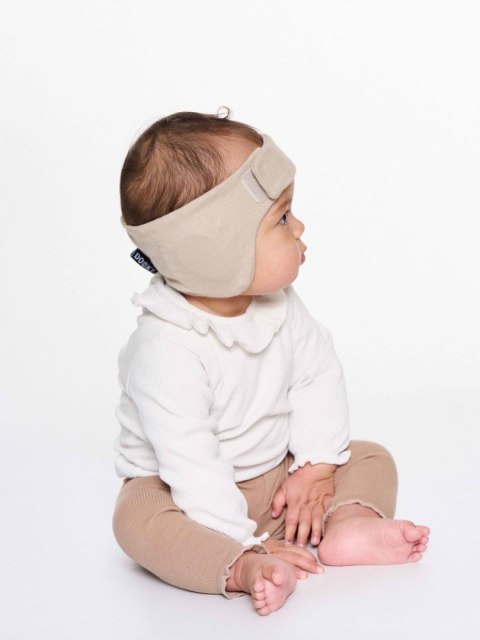 Słuchawki ochronne wygłuszające dla dzieci opaska DOOKY 0-6 m Beige