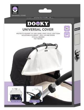 Dooky Uniwersalna osłonka do wózka i fotelika Cream