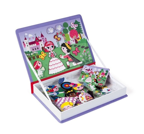 Janod Magnetyczna układanka Księżniczki Magnetibook