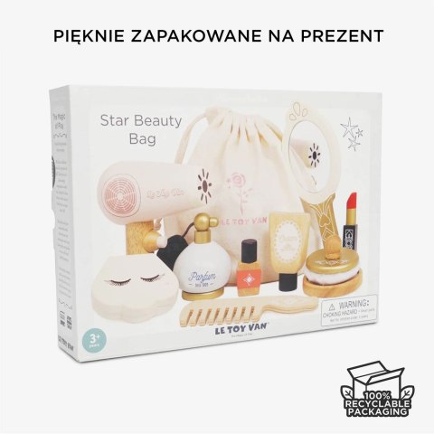 Le Toy Van - Drewniane kosmetyki dla dzieci, zestaw do makijażu, zabawka