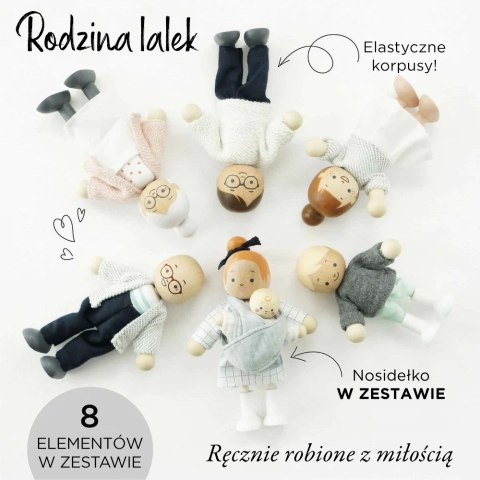 Le Toy Van - Rodzina lalek, zabawka dla dzieci, lalki do domku dla lalek