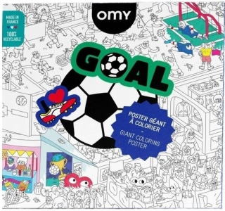 OMY GIGANTYCZNA KOLOROWANKA 100x70cm - GOAL