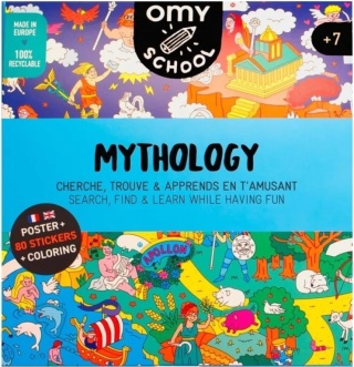 OMY PLAKAT DO NAUKI I ZABAWY - MITOLOGIA