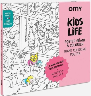 OMY GIGANTYCZNA KOLOROWANKA 100x70 - KIDS LIFE