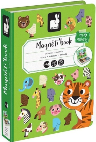 Janod Magnetyczna układanka Zwierzęta Magnetibook