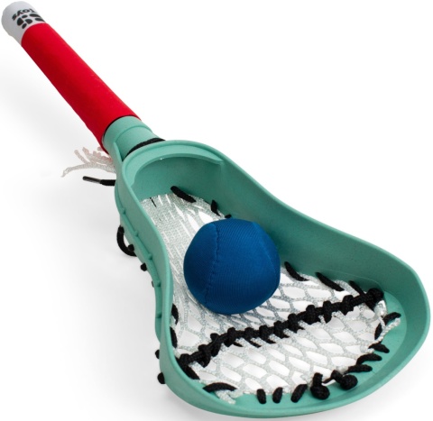 BS Toys Zestaw rakietek z miękką piłką do LACROSSE zabawka ogrodowa outdoor
