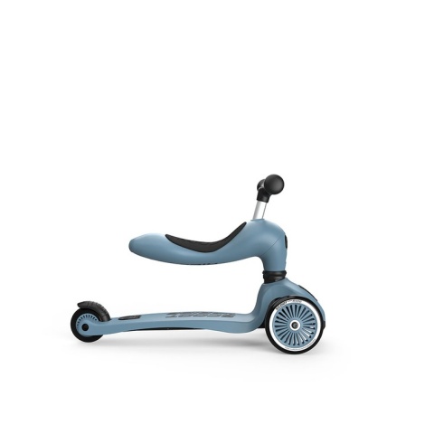 SCOOTANDRIDE Highwaykick 1 2w1 Jeździk i hulajnoga 1-5 lat Steel