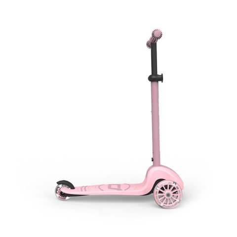 SCOOTANDRIDE Highwaykick 3S Hulajnoga z systemem sterowania 2w1 i kółkami LED składana 3+ Rose