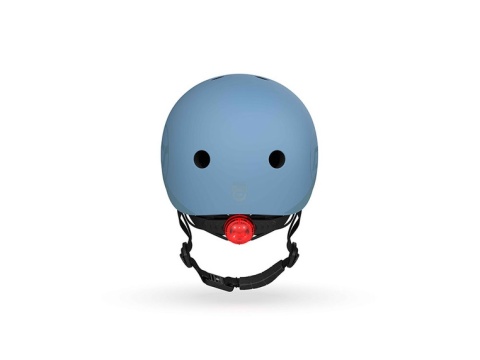 SCOOTANDRIDE Kask S-M dla dzieci 3+ Steel