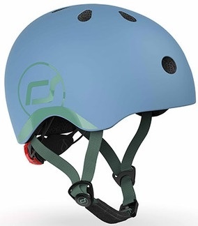 SCOOTANDRIDE Kask XXS-S dla dzieci 1-5 lat Steel