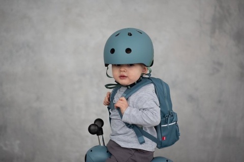 SCOOTANDRIDE Kask XXS-S dla dzieci 1-5 lat Steel