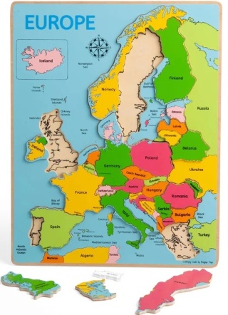 BIGJIGS Puzzle z motywem Europy