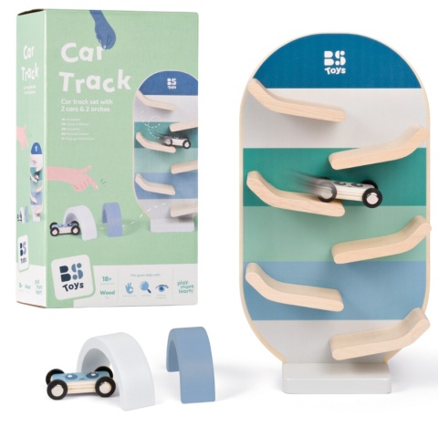 BS Toys, Drewniany tor, zjeżdżalnia dla samochodów