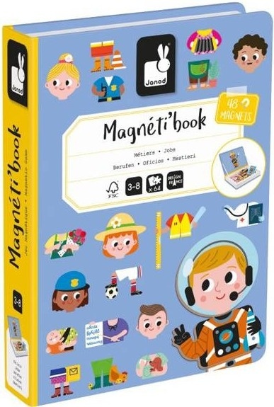 Janod Magnetyczna układanka Zawody Magnetibook