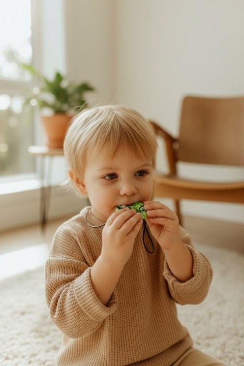 Jellystone, Gryzak terapeutyczny, antystresowy naszyjnik – Leśny Wąż