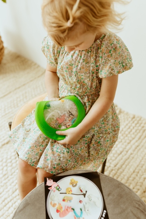 Jellystone Peekaboo Dysk sensoryczny z figur. A-Ku-Ku! Farma