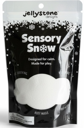 Jellystone, Sensory Snow, Sensoryczny śnieg, miękka masa sensoryczna dla dzieci, 3+