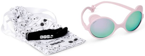 KIETLA OKULARY PRZECIWSŁONECZNE DLA DZIECI OURS'ON LIGHT PINK 2-4 LATA