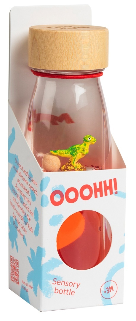 Petit Boum, Butelka sensoryczna, dwufazowa MOVE T-Rex