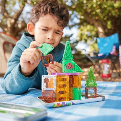 MAGNA-TILES® Klocki Magnetyczne microMAGS Treehouse Travel 24 el.