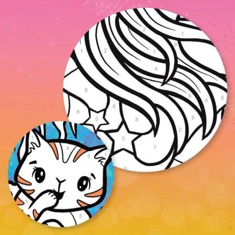 Tiger Tribe Kolorowanie po Numerach - Jednorożce