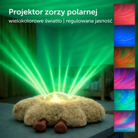 Zazu GAIA Projektor Zorzy Polarnej - Beżowy