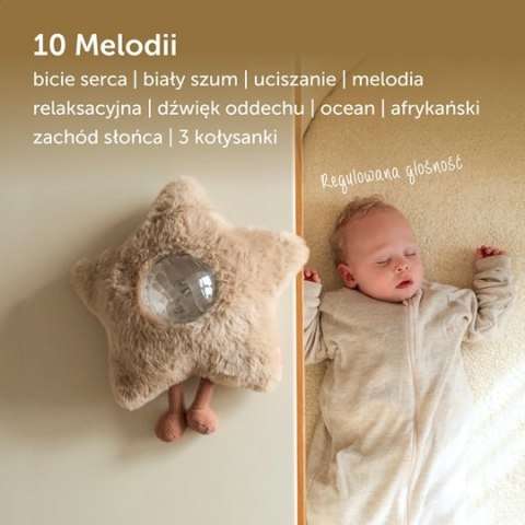 Zazu GAIA Projektor Zorzy Polarnej - Beżowy