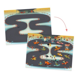 Djeco Zestaw kalkomanii - POJAZDY