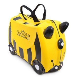 TRUNKI WALIZKA DLA DZIECI JEŻDŻĄCA WALIZECZKA NIEBIESKA - Pszczółka Bernard