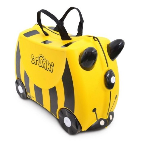 TRUNKI WALIZKA DLA DZIECI JEŻDŻĄCA WALIZECZKA NIEBIESKA - Pszczółka Bernard