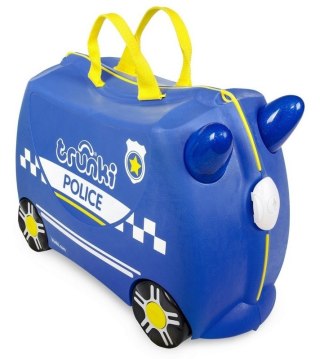 TRUNKI WALIZKA DLA DZIECI JEŻDŻĄCA WALIZECZKA NIEBIESKA - Radiowóz Percy