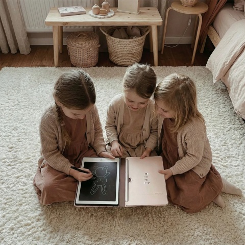 KidLupe Tablet Graficzny z kartami pracy do rysowania KidBook królik Rabbit