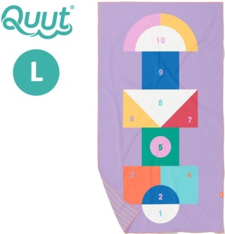 QUUT Dwustronny ręcznik plażowy PlayTowels L (180 x 100cm) Hopscotch