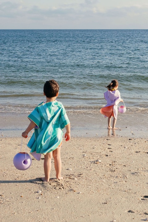 QUUT Dwustronne poncho kąpielowe dla dzieci Lagoon
