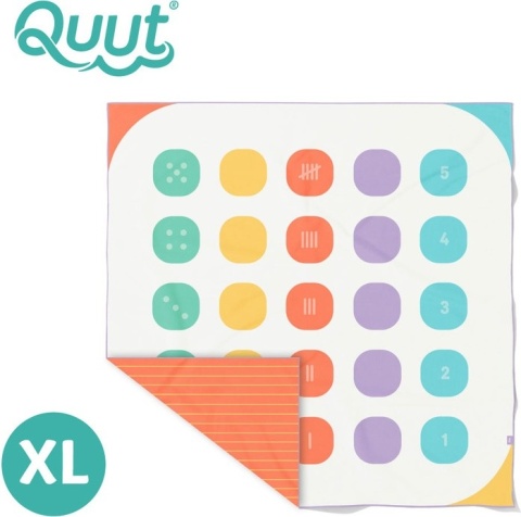 QUUT Dwustronny ręcznik plażowy PlayTowels XL (180 x 180cm) Balancing Game