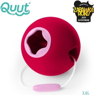 QUUT Wiaderko wielofunkcyjne Ballo Cherry red + sweet pink