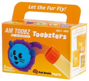 Toobzters Pluszowe Piłeczki Zwierzątka do Dmuchawy Air Toobz Fat Brain Toys