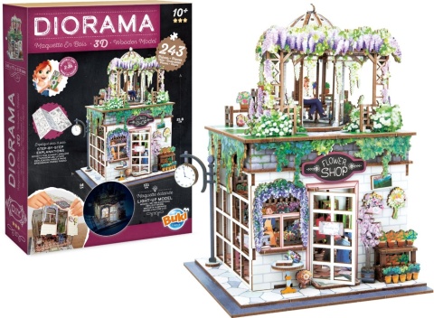 Zrób to sam DIORAMA - kwiaciarnia