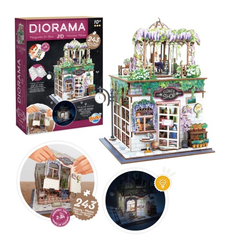Zrób to sam DIORAMA - kwiaciarnia