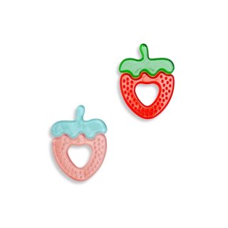 BO JUNGLE Chłodzący gryzak wodny Strawberry zestaw 2 szt