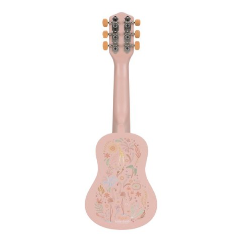 Little Dutch Drewniana gitara różowa Safari Friends FSC