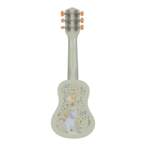 Little Dutch Drewniana gitara zielona Safari Friends FSC