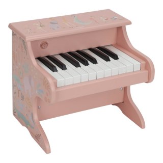 Little Dutch Drewniane pianino różowe Safari Friends FSC