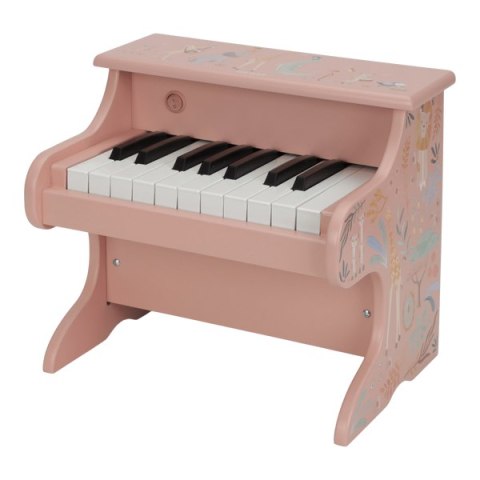 Little Dutch Drewniane pianino różowe Safari Friends FSC