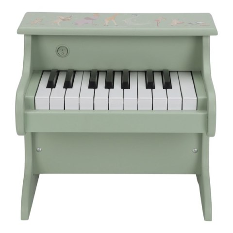 Little Dutch Drewniane pianino zielone Safari Friends FSC