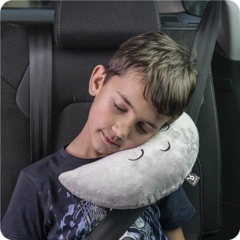Benbat Mooni - Nakladka-poduszka na pas samochodowy Księżyc - szara