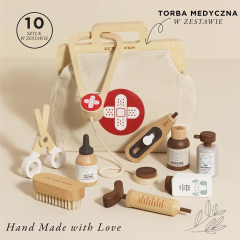 Le Toy Van Drewniany zestaw lekarza weterynarza, zabawka dla dzieci, Le Toy Van